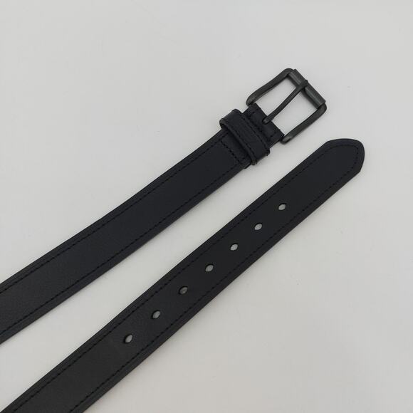 Dickies Black Men's Leather Belt Size 36 Workwear Streetwear - Picture 8 of 14